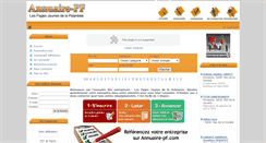 Desktop Screenshot of annuaire-pf.com